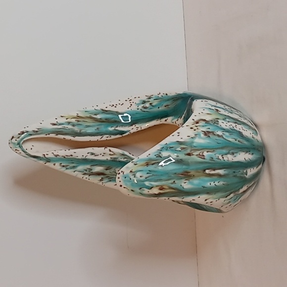 Vintage Glazed Ceramic Fun Shaped Vase - Picture 7 of 16